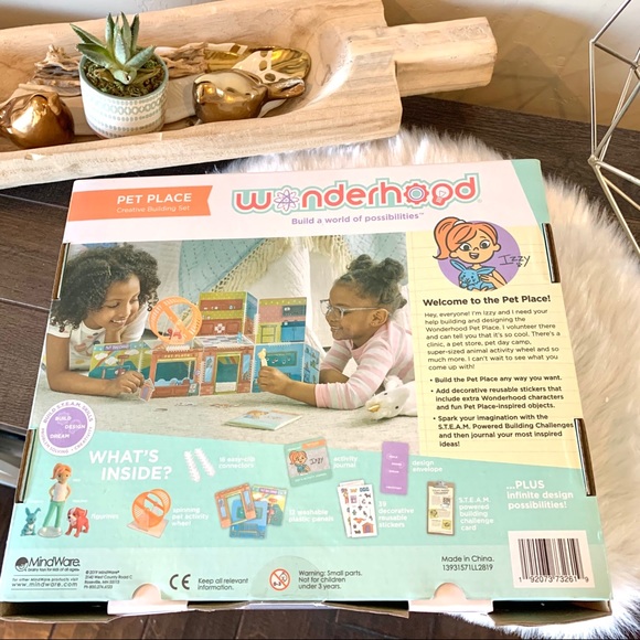 NEW MindWare WONDERHOOD Pet Place Creative STEM - Picture 3 of 3